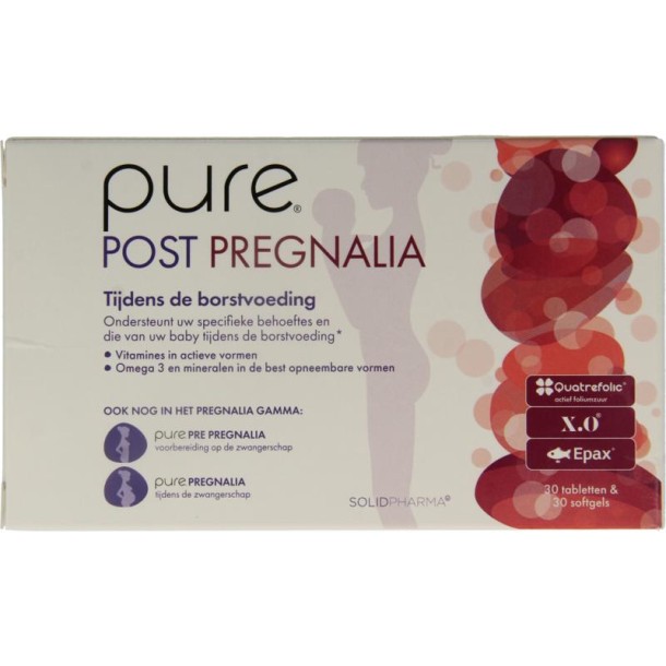 Pure Post pregnalia 30 tabletten & 30 softgels (60 Stuks)