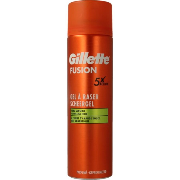 Gillette Fusion shaving gel sensitive 200 Milliliter