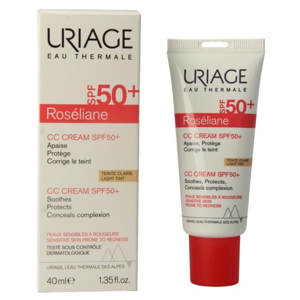 Uriage Roseliane hydr & besch creme teint SPF50 (40 Milliliter)