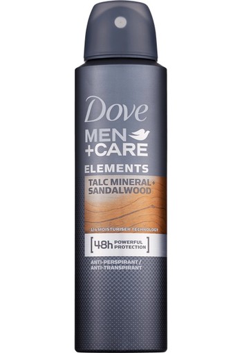 Dove Men+Care Elements Talc Mineral & Sandalwood Deodorant Spray 150 ml