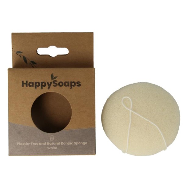 Happysoaps Konjac spons alle huidtypen (1 Stuks)