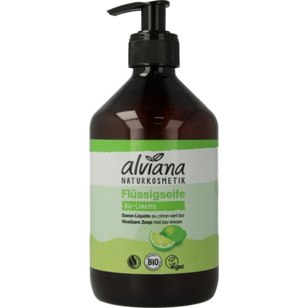Alviana Vloeibare zeep limette (500 Milliliter)