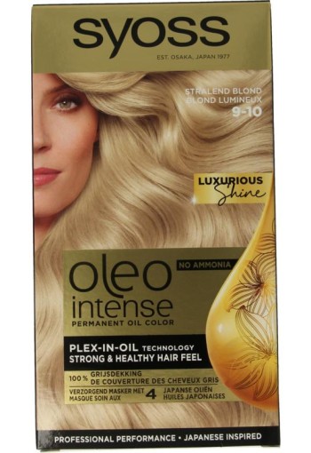 Syoss Color Oleo Intense 9-10 bright blond haarverf 1 Set