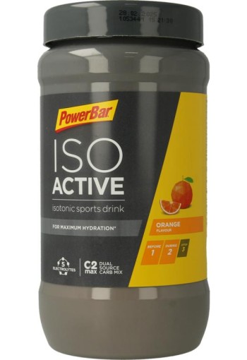 Powerbar Isoactive orange (600 Gram)