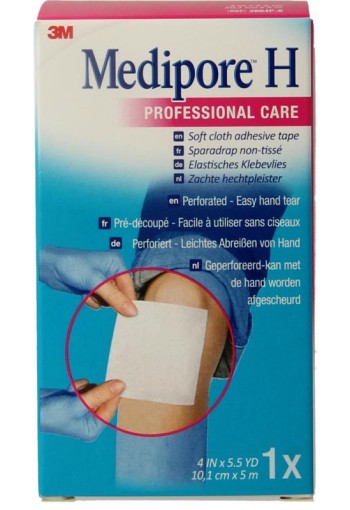 3M Medipore hechtpleister 10cm x 5m (1 Stuks)