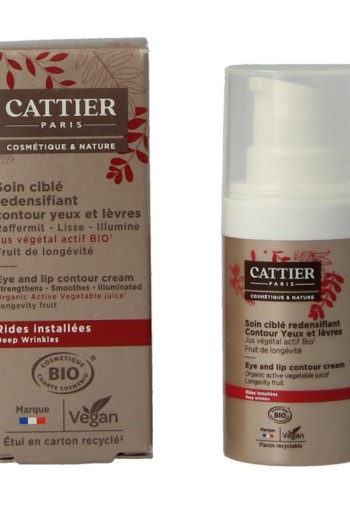 Cattier Oog- en lipcontour bio (15 Milliliter)