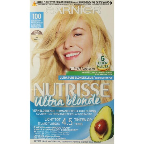 Garnier Nutrisse 100 truly blond camomille (1 set)