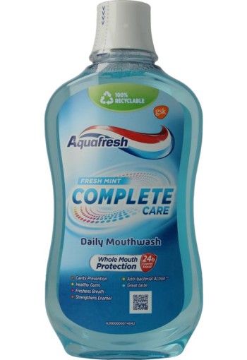 Aquafresh Mondwater complete care (500 Milliliter)