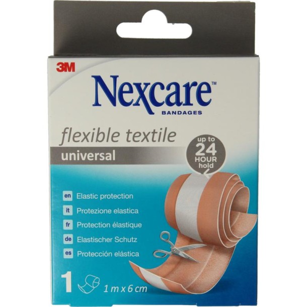 Nexcare Textile flexible 1mx6cm (1 Stuks)