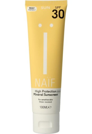 Naif High protection mineral sunscreen SPF30 (100 Milliliter)