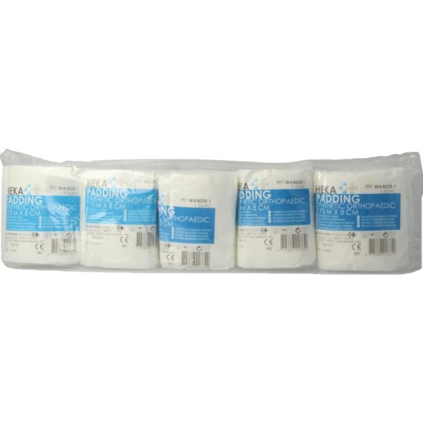 Heka Synthetisch wattenrol 2.75 x 8cm (5 Rol)