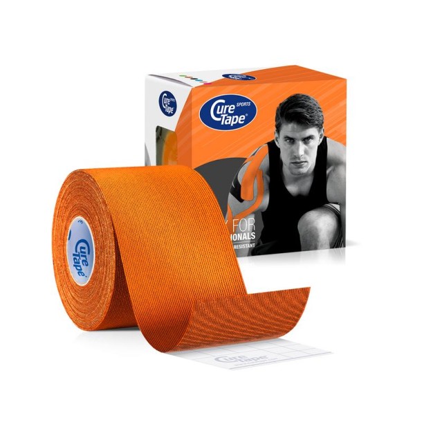 Cure Tape Sports oranje 5m x 5cm (1 Stuks)