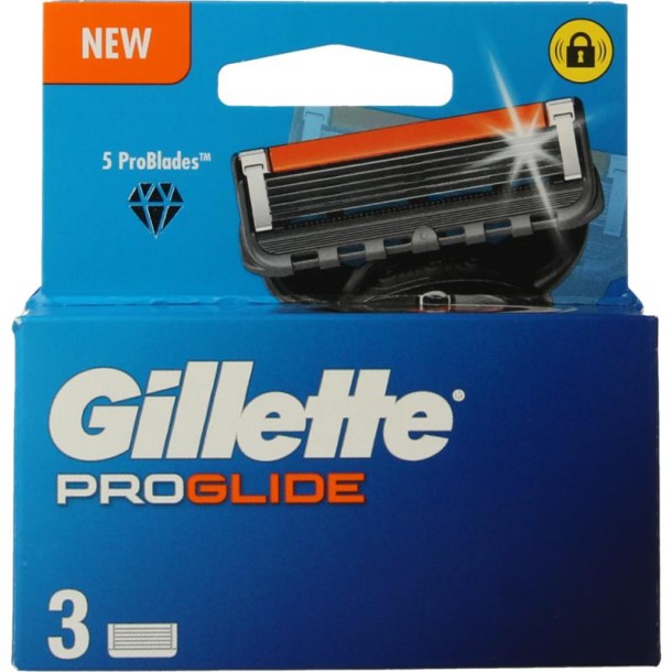 Gillette Fusion pro glide manual mesjes (3 Stuks)