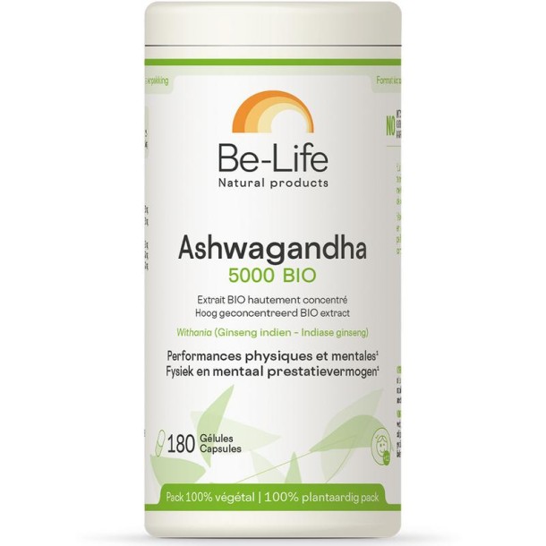 Be-Life Ashwagandha bio (180 Capsules)