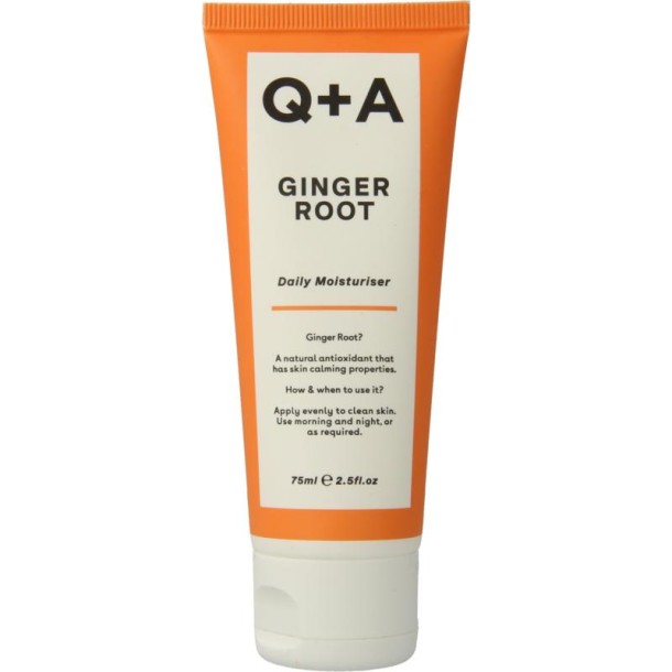 Q+A Q&A Ginger root daily moisturiser (75 Milliliter)