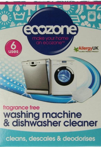 Ecozone Wasmachine en vaatwasser ontkalker (6 Stuks)