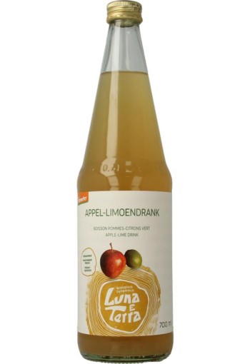 Luna E Terra Appel-limoendrank demeter bio (700 Milliliter)