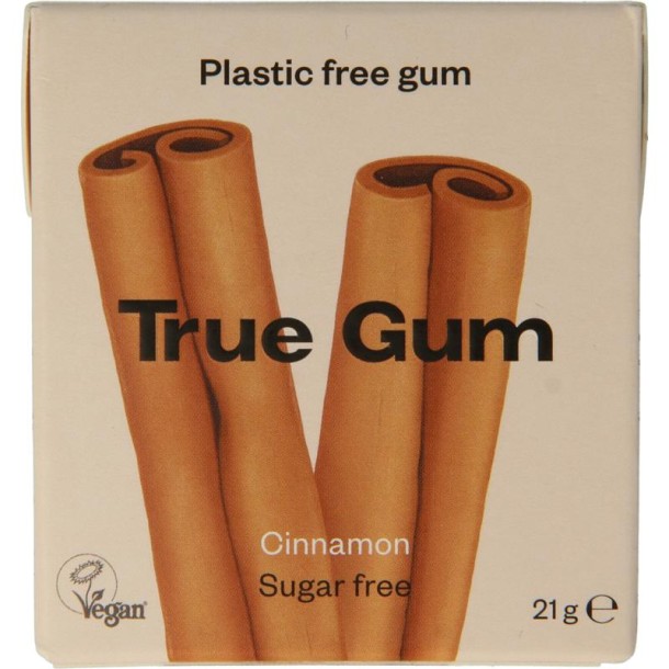 True Gum Cinnamon suikervrij (21 Gram)