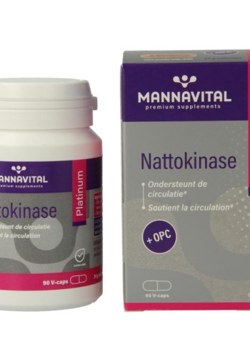 Mannavital Nattokinase platinum (90 Vegetarische capsules)