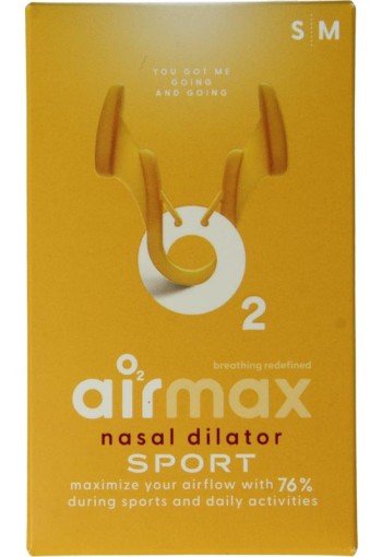 Airmax Sport combi pack 1xsmall 1xmedium (2 Stuks)