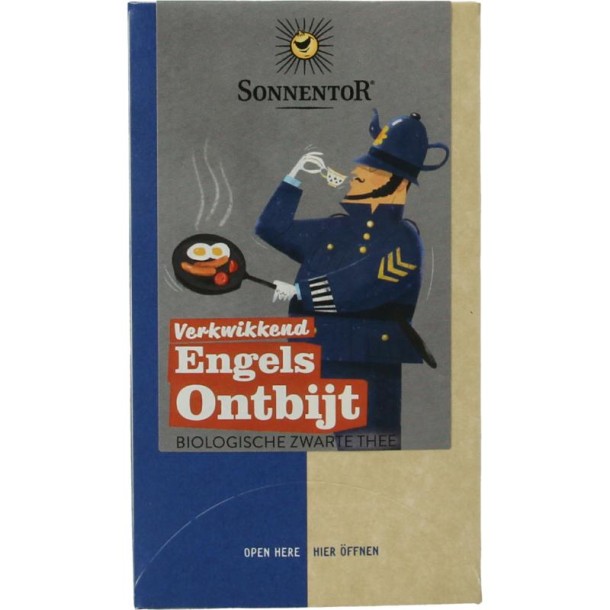 Sonnentor Verkwikkende Engelse ontbijtthee bio (18 Stuks)