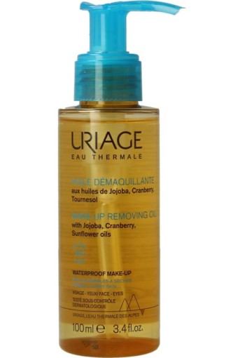 Uriage Thermaal water make-up verwijder olie (100 Milliliter)