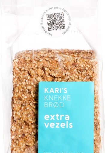 Kari's Crackers Knekkebrod extra vezels bio (170 Gram)