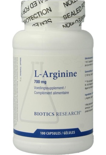 Biotics L-Arginine 700mg (100 Capsules)
