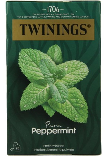 Twinings Pepermunt (20 Zakjes)