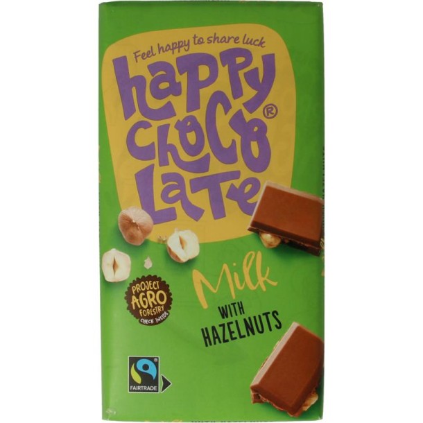 Happy Chocolate Milk hazelnut bio (200 Gram)