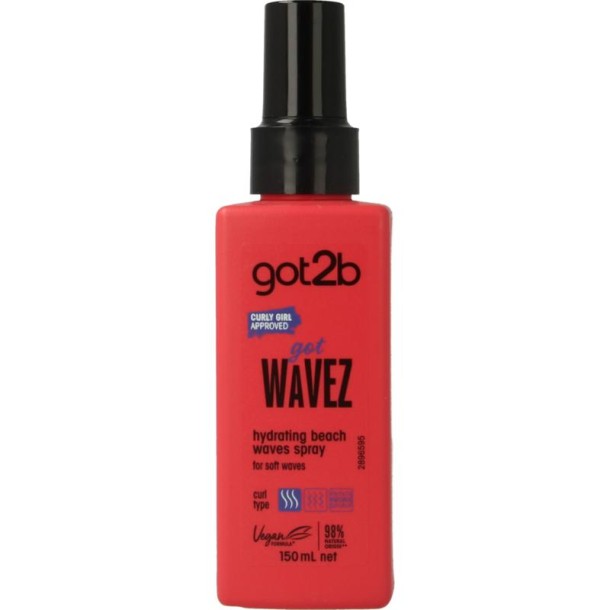 GOT2B Got Curlz beach waves spray 150 Milliliter