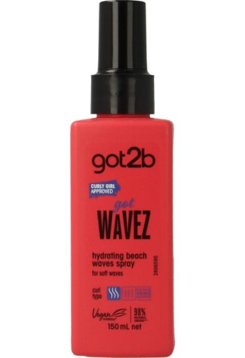 GOT2B Got Curlz beach waves spray 150 Milliliter