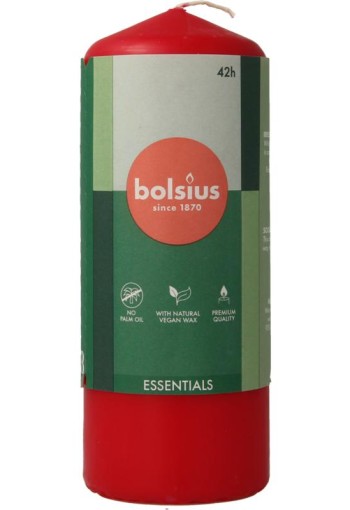 Bolsius Stompkaars 150/58 delicate red (1 Stuks)
