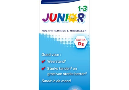 Davitamon Junior 1+ smelttablet 150 tabletten