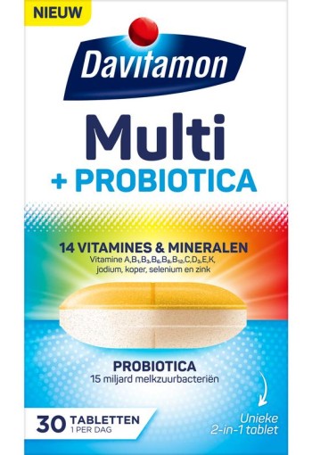 Davitamon Multi + probiotic 30 Tabletten