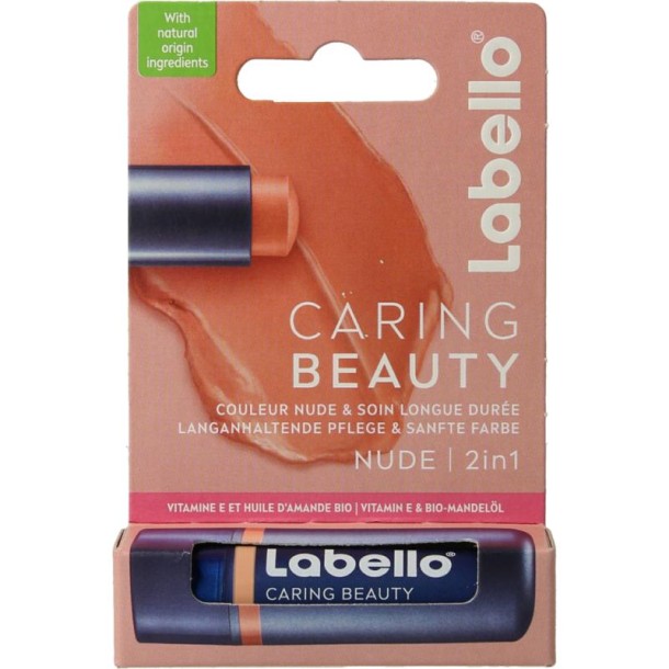 Labello Caring beauty nude (4,8 Gram)