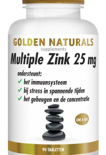 Golden Naturals Multiple zink 25mg (90 Tabletten)
