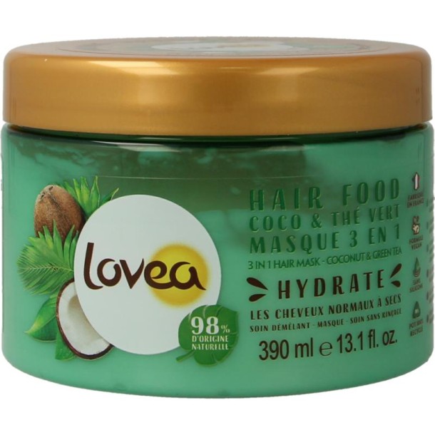 Lovea 3-in-1 Hair mask coco & green tea (390 Milliliter)