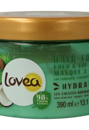 Lovea 3-in-1 Hair mask coco & green tea (390 Milliliter)