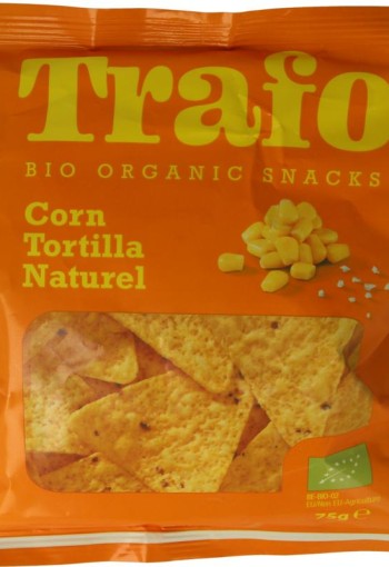 Trafo Tortilla chips naturel bio (75 Gram)