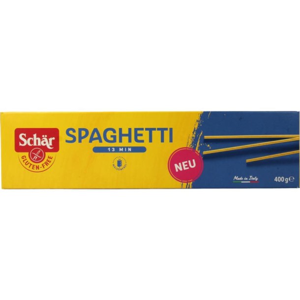 Dr Schar Pasta spaghetti glutenvrij (400 Gram)