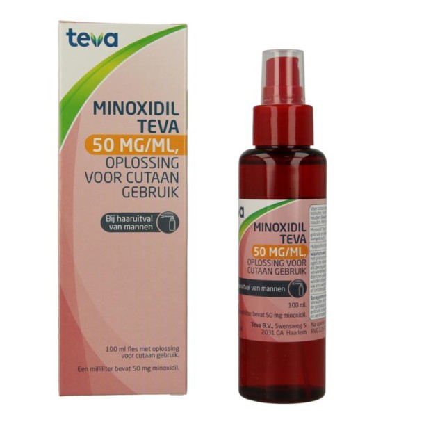 Teva Minoxidil 50mg/ml oplossing (100 Milliliter)