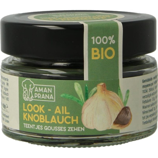 Amanprana Zwarte knoflook teentje bio (60 Gram)