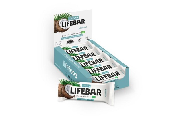 Lifefood Lifebar kokos bio (40 Gram)