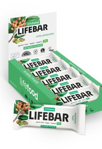 Lifefood Lifebar chia pistachio bio raw (40 Gram)