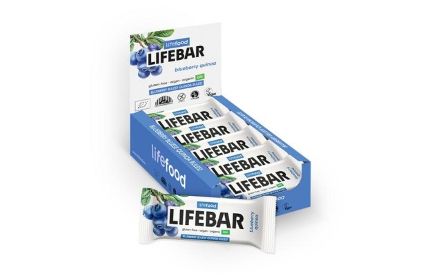 Lifefood Lifebar blueberry quinoa bio raw (40 Gram)