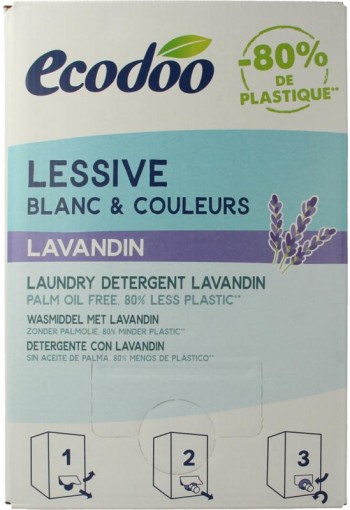 Ecodoo Wasmiddel vloeibaar lavendel (5 Liter)