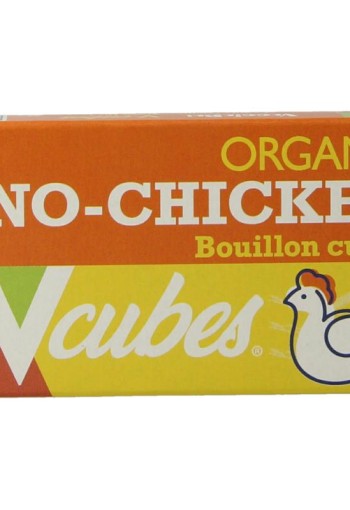 Vcubes Bouillonblokjes no chicken bio (72 Gram)
