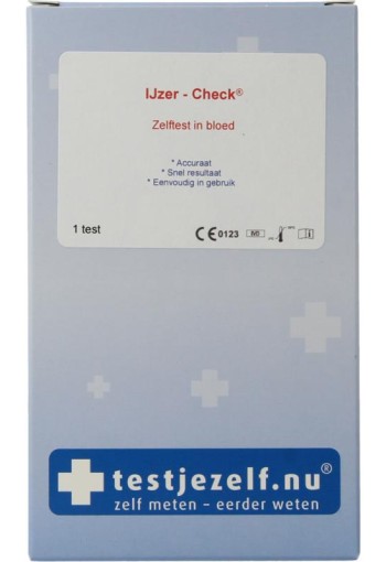 Testjezelf.nu IJzer check zelftest (1 Stuks)