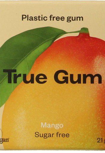 True Gum Mango suikervrij (21 Gram)